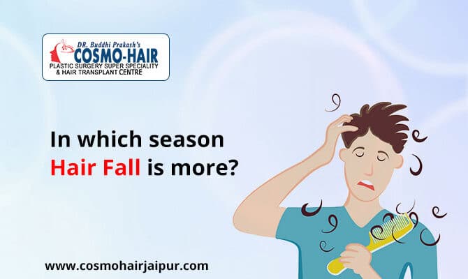In Which Season Hair Fall Is More?