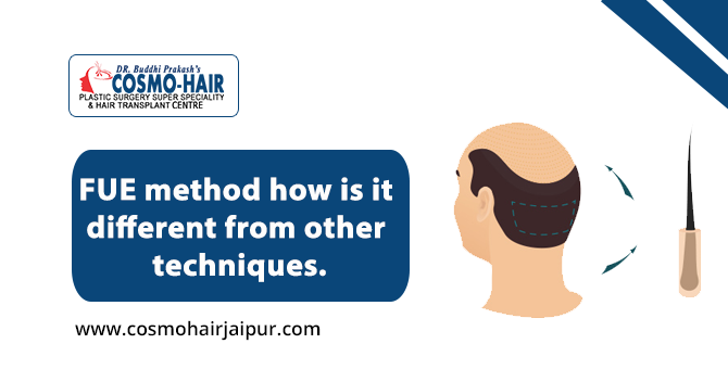 FUE method how is it different from other techniques.