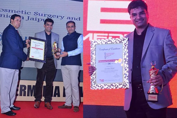 Dr. Buddhi Prakash Sharma awarded Hair Transplant Surgeon